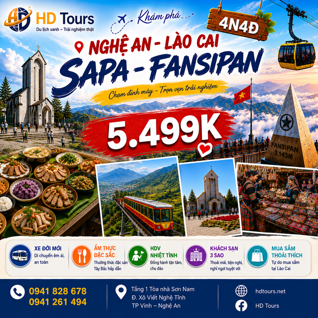 SAPA – FANSIPAN 4 NGÀY 3 ĐÊM